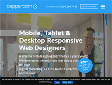 Tablet Screenshot of peppercorn.co.uk